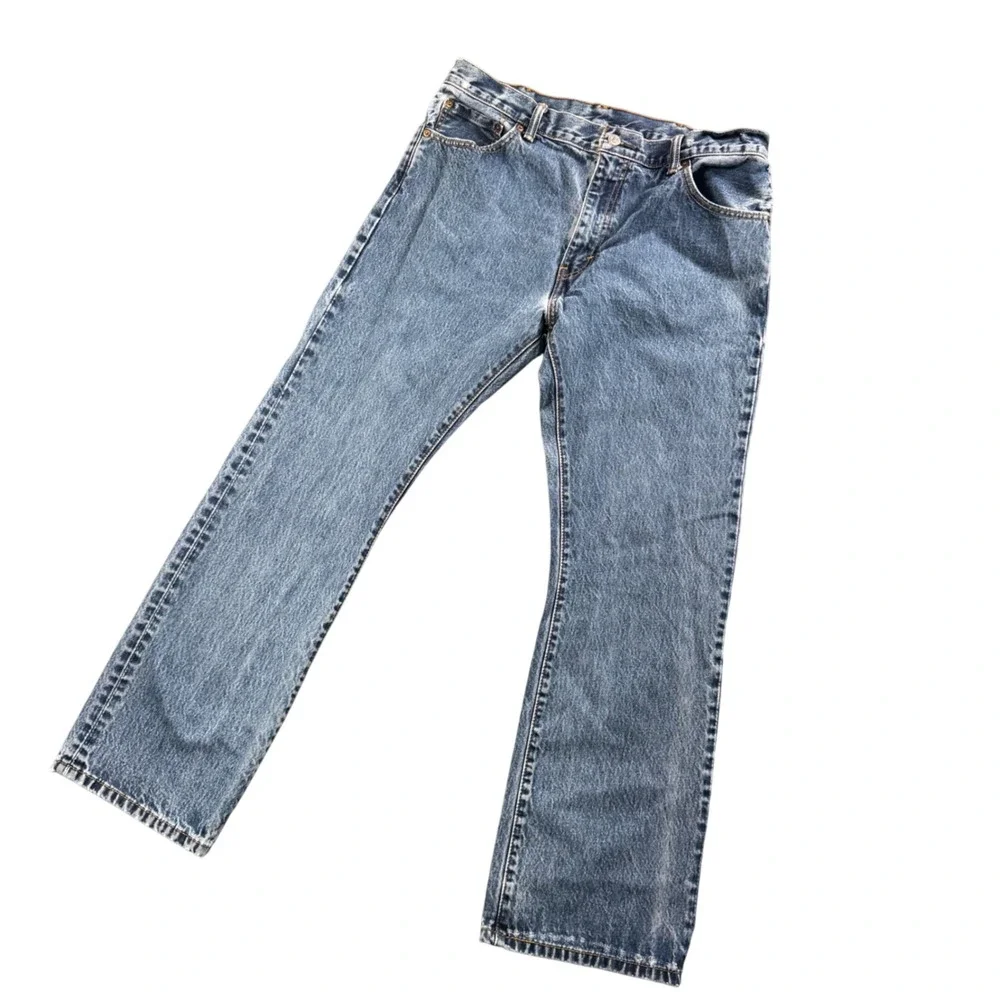 Levis 517 Y2K Bootcut Jeans Men 36x30 Western Workwear‎ Distressed Dad Denim